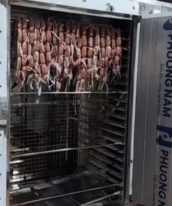 Máy Sấy Lạp Xưởng HT-D4 Panel Inox Công Suất 200kg Mỗi Mẻ