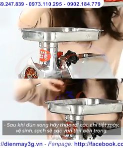 MÁY XAY ĐÙN THỊT MK-12 GIÁ RẺ 80KG/H CHO HỘ KINH DOANH