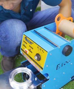 Máy ép ly nhựa Eton D7 cách gắn keo