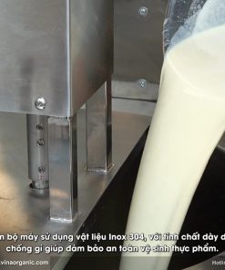 Máy nấu sữa đậu nành thanh trùng VinaOrganic năng suất 1000 chai/ngày - chi tiết máy 2