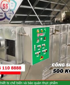 Máy sấy nông sản sấy khô lúa, bắp, mắc ca, cà phê công suất lớn