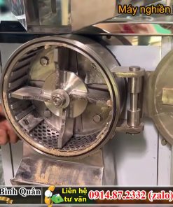 Máy Nghiền Inox 220- Thử Nghiền Thuốc Bắc Tam Thất