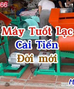 Máy tuốt lạc cải tiến – máy tuốt đậu phộng