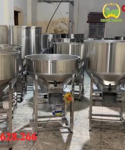 Máy Trộn Cám Trục Đứng Inox
