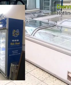 Tủ đông kính cong siêu thị - chi tiết máy 3