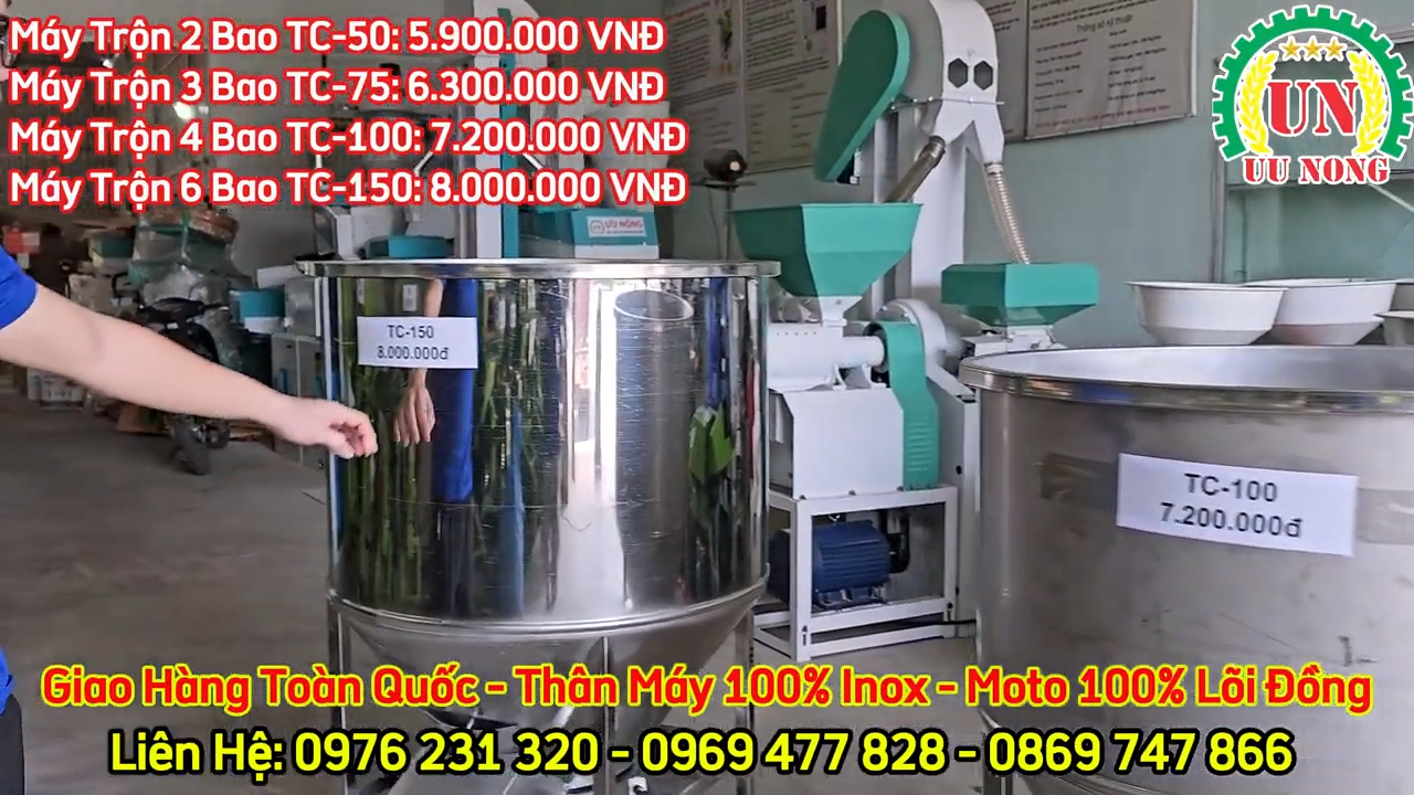 Máy Trộn Thức Ăn, Gia Vị TC50 Đến TC150