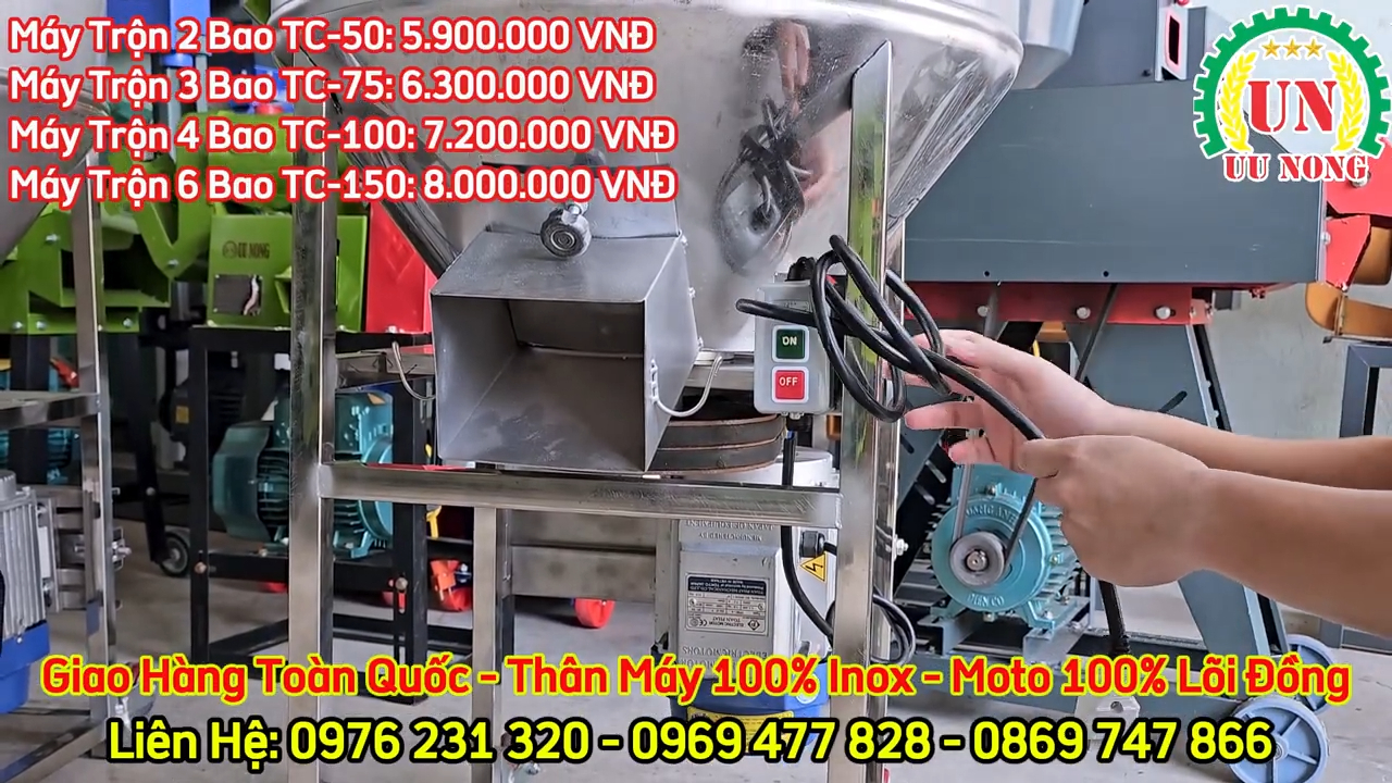 Máy Trộn Thức Ăn, Gia Vị TC50 Đến TC150