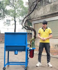 Máy trộn cám trục ngang công nghiệp