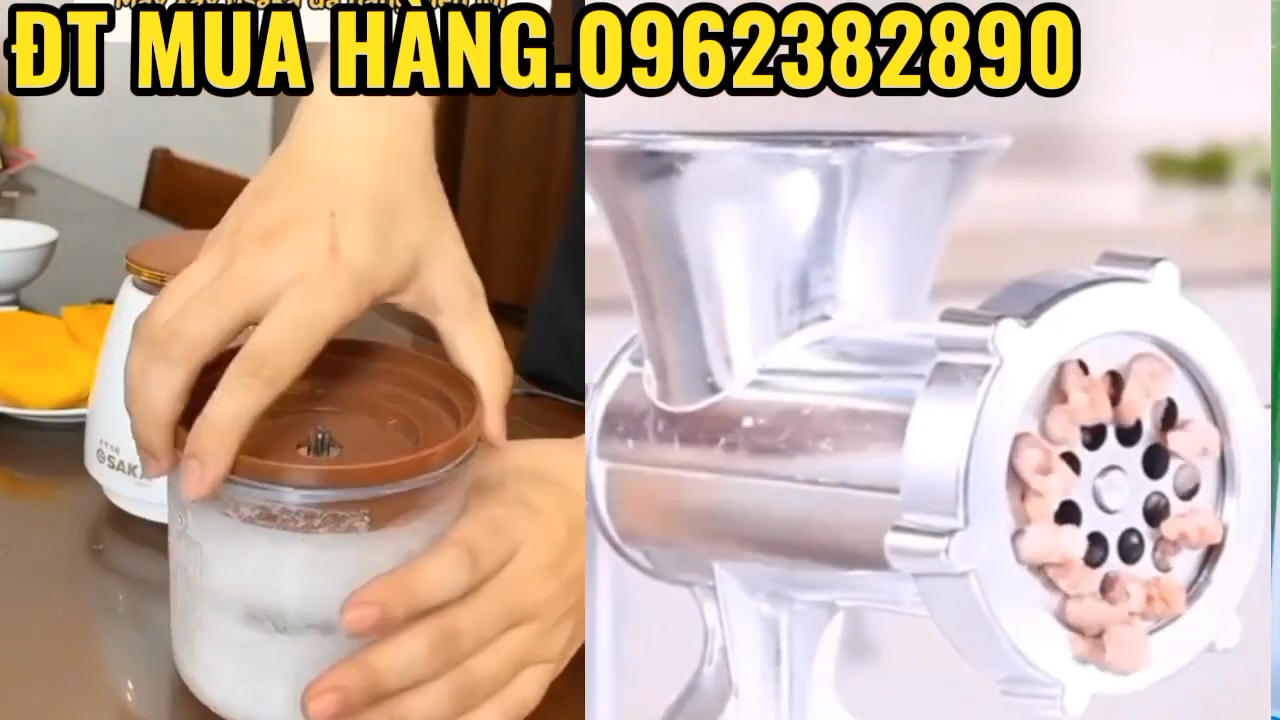 Bộ máy xay thịt, hoa quả đa chức năng
