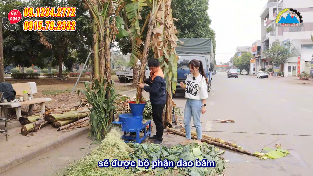 Báo Giá 4 Dòng Máy Băm Chuối; Băm Cỏ