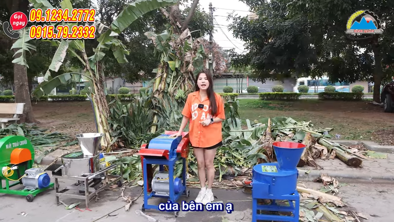 Báo Giá 4 Dòng Máy Băm Chuối; Băm Cỏ