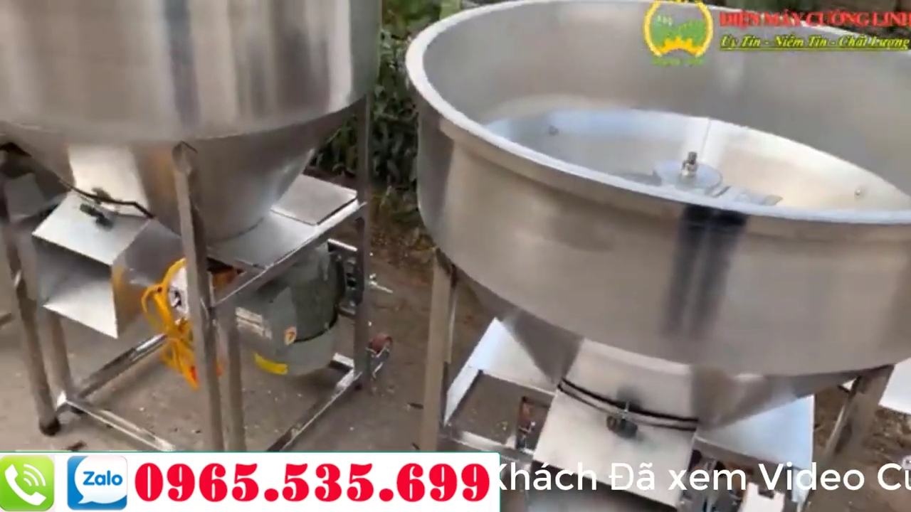 Máy Trộn Thức Ăn Chăn Nuôi Nằm Ngang