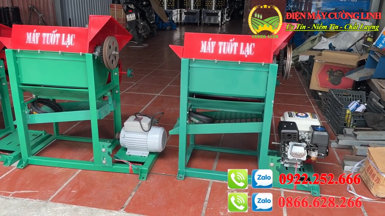 Giá bán máy tuốt lạc, đậu phộng tươi mới nhất