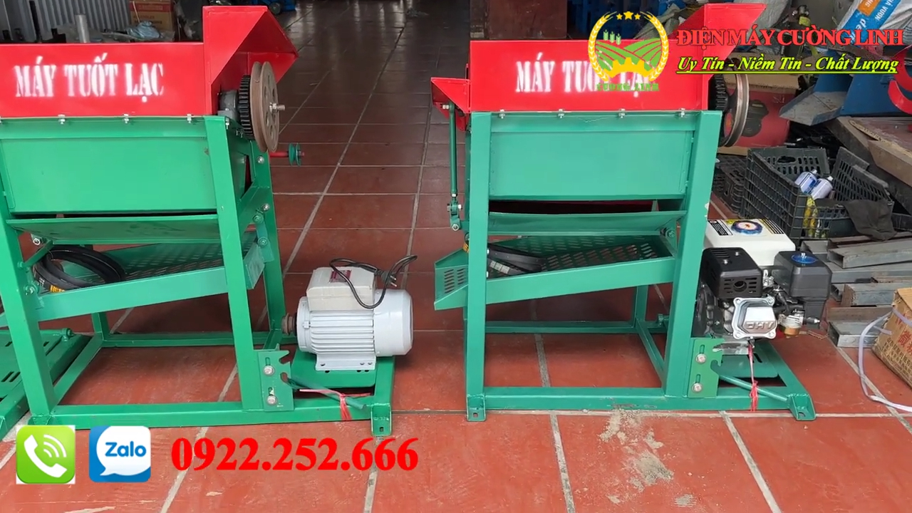 Giá bán máy tuốt lạc, đậu phộng tươi mới nhất