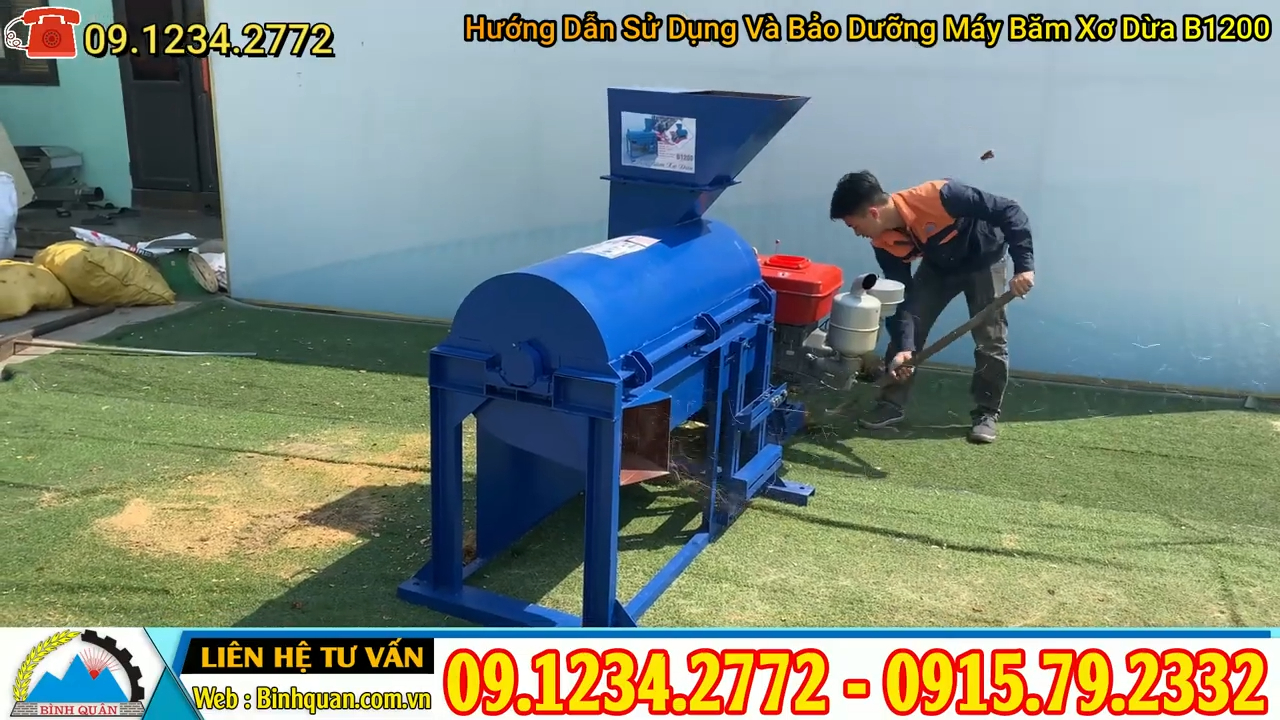 Máy xay xơ dừa B1200
