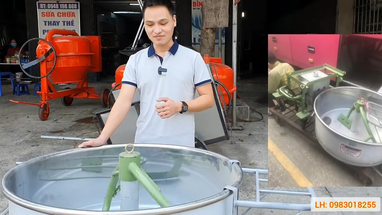 Máy Trộn Đài Loan Trộn Cám Gà