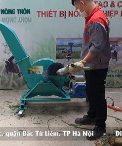 Máy băm cỏ voi, thân cây chuối 3A 3kW cho trang trại trâu bò quy mô vừa và nhỏ