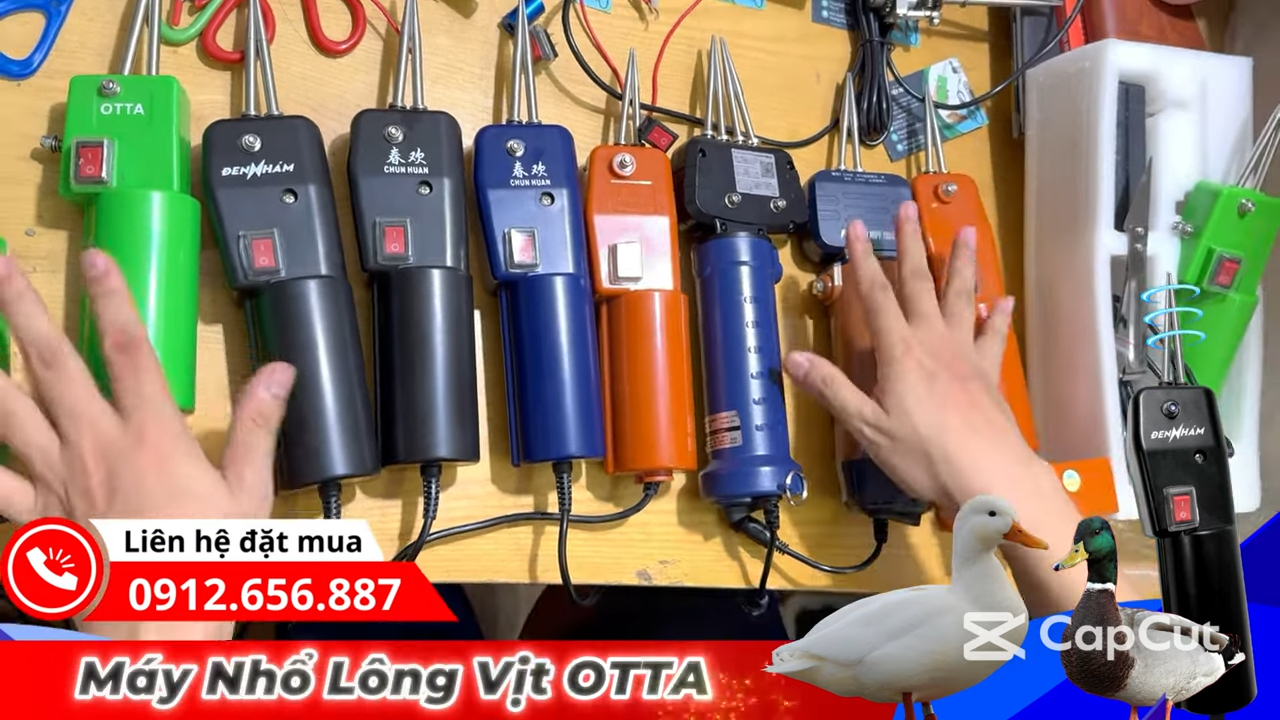 Máy Nhổ Lông Vịt Giá Bao Nhiêu