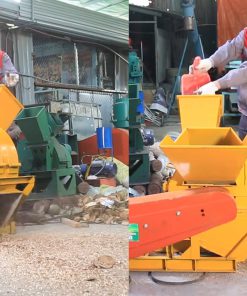 Máy xay gỗ, xơ dừa tươi 3A băm nghiền vỏ dừa, cành cây thành dăm mùn