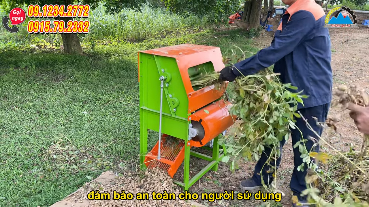 Máy Tuốt Lạc Tuốt Đậu Phộng