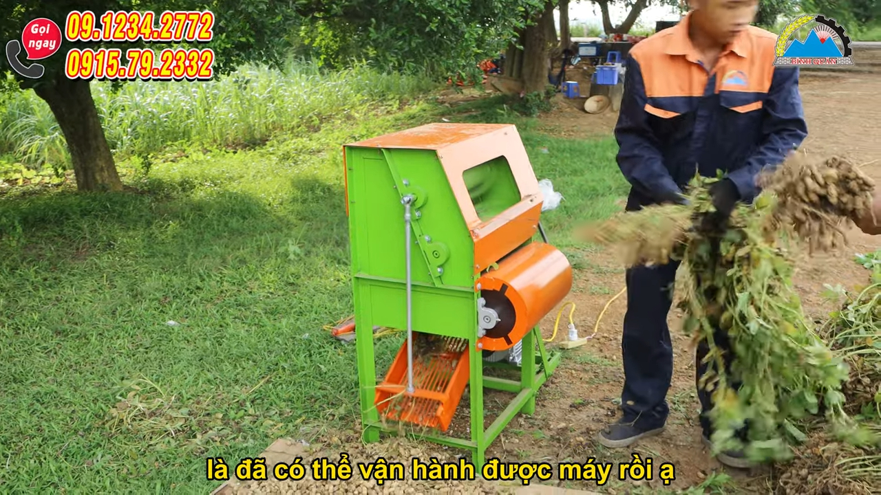 Máy Tuốt Lạc Tuốt Đậu Phộng