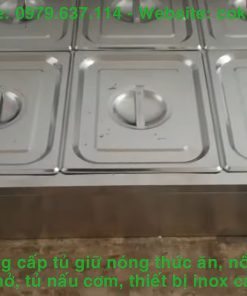 Bàn hâm nóng thức ăn 10 khay có nắp đậy - chi tiết máy 2