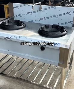 Bếp Á 2 họng gang xào - chi tiết máy 2