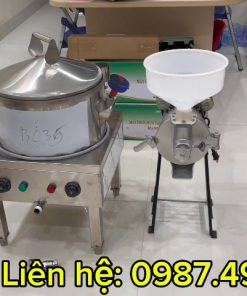 Quy Trình Làm Bánh Cuốn Khép Kín Với Bộ Đôi Nồi Tráng Điện Và Máy Nghiền Nước - chi tiết máy 2
