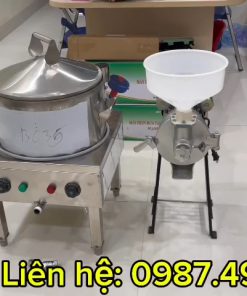 Quy Trình Làm Bánh Cuốn Khép Kín Với Bộ Đôi Nồi Tráng Điện Và Máy Nghiền Nước