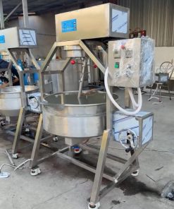 Chảo sên nhân – chảo xào nhân inox, nồi sên nhân tự động - chi tiết máy 2