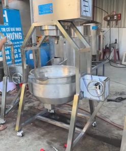 Chảo sên nhân – chảo xào nhân inox, nồi sên nhân tự động - chi tiết máy 3
