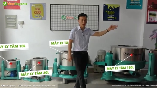 Máy vắt ly tâm tách dầu tách nước dùng cho đậu phộng chiên, snack và rau củ sơ chế
