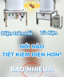 Nồi Nấu Phở Bảng Điện Liền Chân Hay Nồi Phở Điện Chiết Áp Tiết Kiệm Điện Hơn
