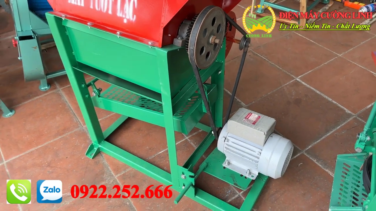 Máy tuốt lạc đậu phộng tươi tách bó lạc khỏi thân cây cho mùa thu hái
