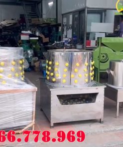 Máy vặt lông gà lông vịt đường kính 55 và 60 chuyên xử lý gia cầm siêu sạch