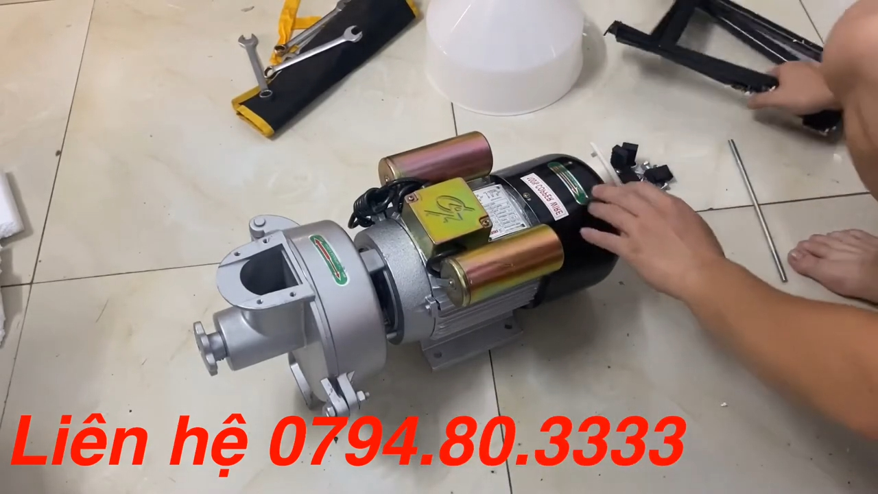 Máy xay bột nước xay gạo ngâm làm bánh và bộ linh kiện đi kèm