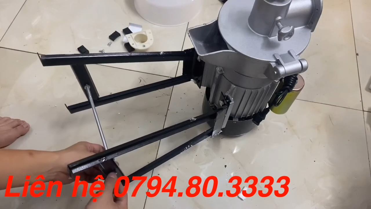 Máy xay bột nước xay gạo ngâm làm bánh và bộ linh kiện đi kèm