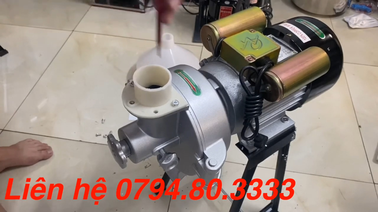 Máy xay bột nước xay gạo ngâm làm bánh và bộ linh kiện đi kèm