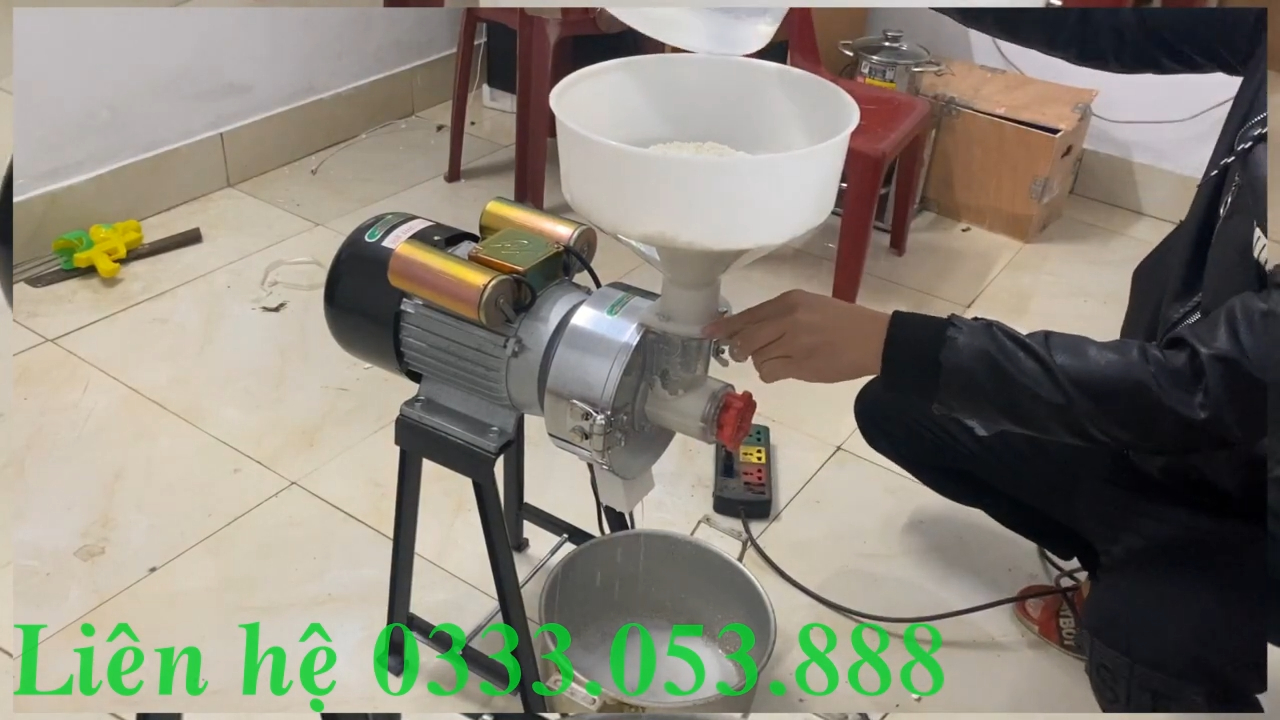 Hướng dẫn xay bột gạo nước bằng máy xay bột nước 2,2kW