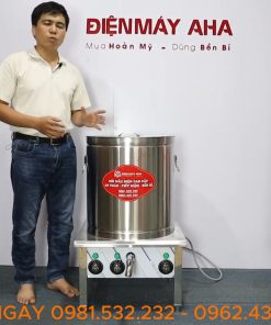 Hướng dẫn 4 bước vận hành nồi nấu phở 80L mâm nhiệt: