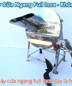 Khung Máy Thái Chuối Cửa Ngang FULL Inox 201 . Khung Máy Không Có Động Cơ tặng dao lỗ trục 24mm