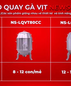 Lò Quay Gà Vịt Chân Cong 80 NS-LQVT80CC - chi tiết máy 2