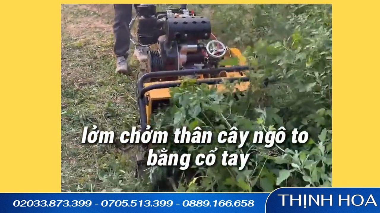 Máy cắt cỏ trục băm FUJY FJ-178 tự hành