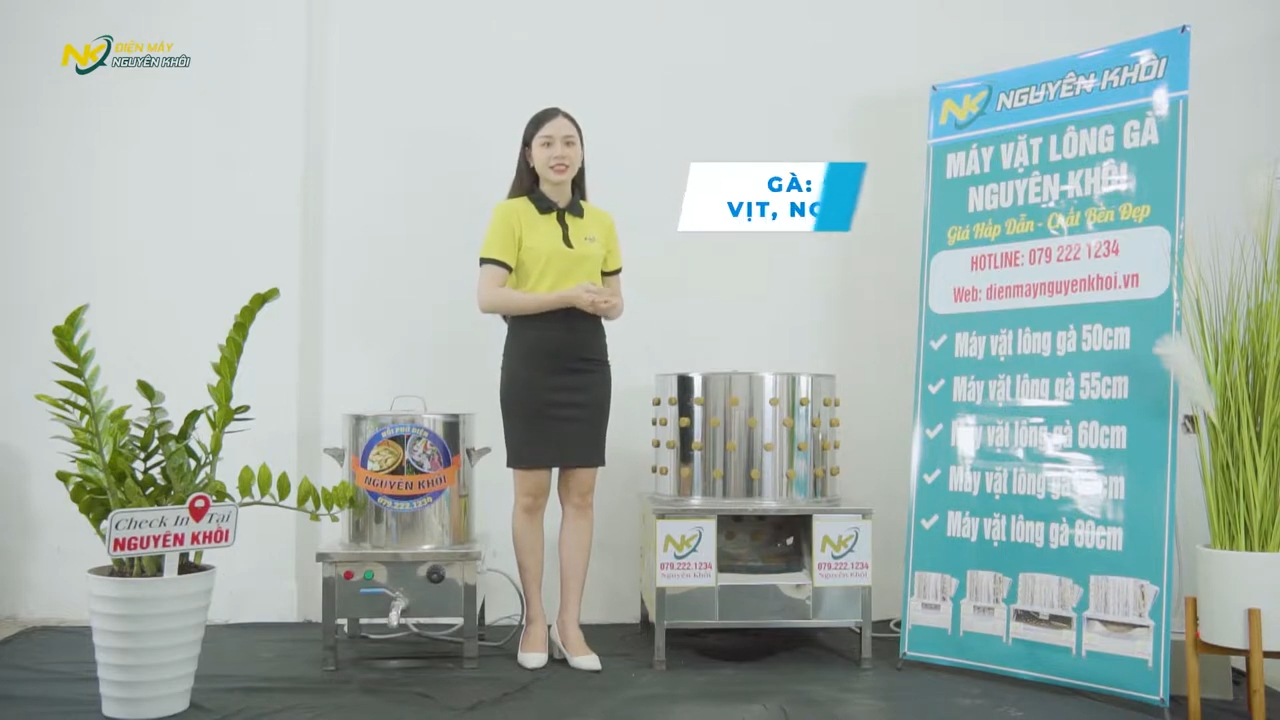 Máy vặt lông gà lông vịt phi 50 – trải nghiệm thực tế làm sạch lông