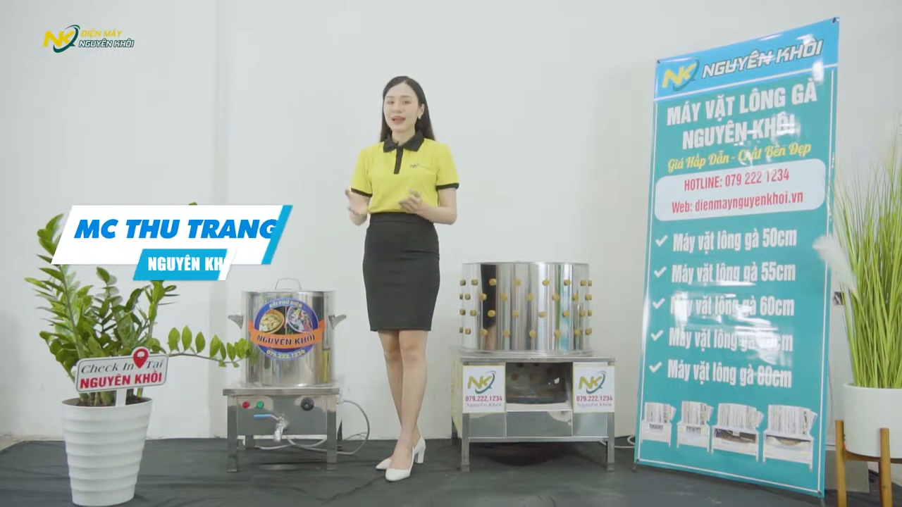 Máy vặt lông gà lông vịt phi 50 – trải nghiệm thực tế làm sạch lông