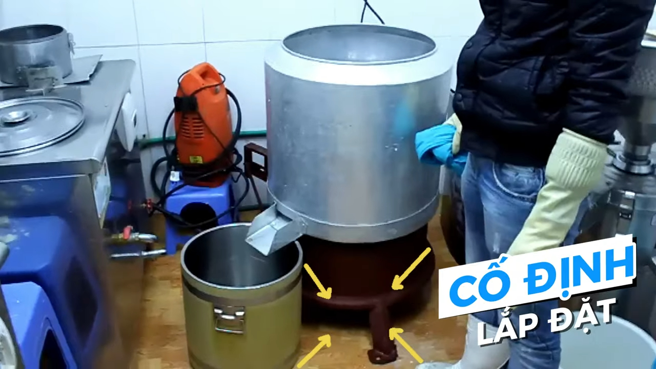 Máy vắt ly tâm tách dầu đậu nành, dầu dừa