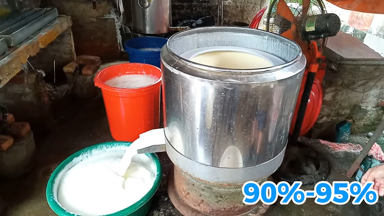 Máy vắt ly tâm tách dầu đậu nành, dầu dừa