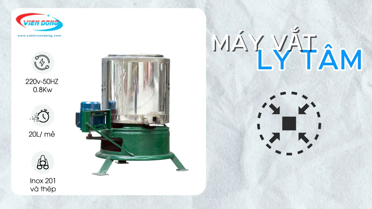 Máy vắt ly tâm tách dầu đậu nành, dầu dừa