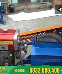 Máy Băm Chuối Công Nghiệp Chạy Đầu Nổ Bình An Băm nhỏ thân cây chuối mọi lúc mọi nơi không cần điện