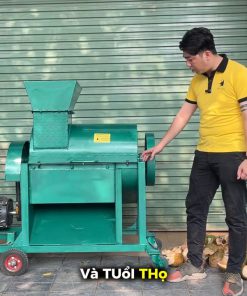 Máy băm xơ dừa XD800 cắt vỏ dừa tươi và khô tạo mùn dừa